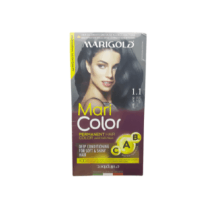 Mari Coloration Permanent Hair Color  1.1 Noir Bleute
