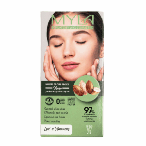 Myla Bande De  Cire Visage Lait D’Amandes