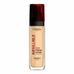 L’Oreal Paris Infallible 24Hr Fresh Wear Liquid Foundation 120 Warm Dore