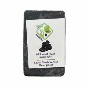 Sabiona Savon Naturel Charbon Active Pour Peaux Grasse