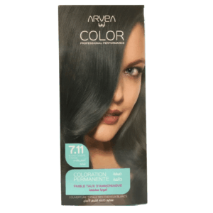 Arvea Coloration A Faible Taux D’Ammoniaue 7.11 Blond Cendre Intense