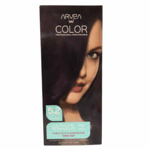 Arvea Coloration A Faible Taux D’Ammoniaue 5.2 Chatain Clair Violet