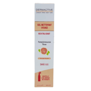 Dermactive Gel Nettoyant Visage 200Ml Pamplemousse Rose Tous Types De Peaux