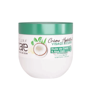 Flux Care Creme Hydratante Visage Et Corps 370Ml Coco Et Aloe Vera