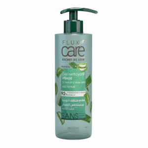 Flux Care Gel Nettoyant Visage A L’Extrait D’Aloe Vera Peau Normale