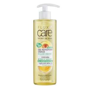 Flux Care Gel Nettoyant Visage Curcuma Et Huile D’Avocat