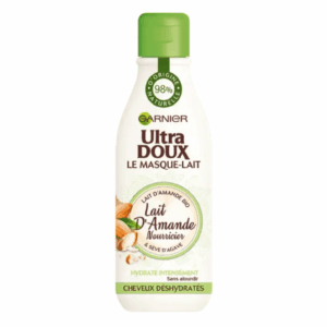 Garnier Ultra Doux Le Masque-Lait 250Ml Lait D’Amande Nourricier Cheveux Deshydrates