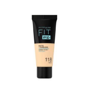 Maybelline Fit Me Matte & Poreless Fdt 118