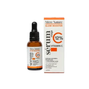 Mere Nature Glow Booster Serum Visage Vitamine C 12%