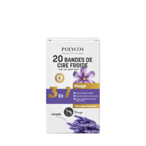 Polycos Bande De Cire Froide Lavande Visage