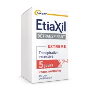 Etiaxil – Déodorant Détranspirant – Traitement Transpiration Excessive – Aisselles – Extreme – Peaux Normales – 15 Ml