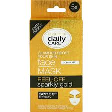Daily Care Face Masque Peel Off Sparkly Gold (5X8G)